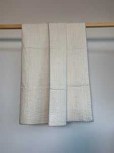 Large Natural Kantha - Blue