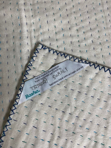 Large Natural Kantha - Blue