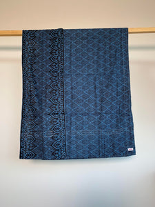 Indigo Kantha Scarf #001