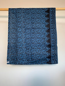 Indigo Kantha Scarf #002