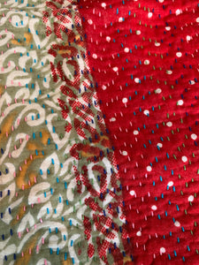 Vintage Kantha Cushion Cover #004