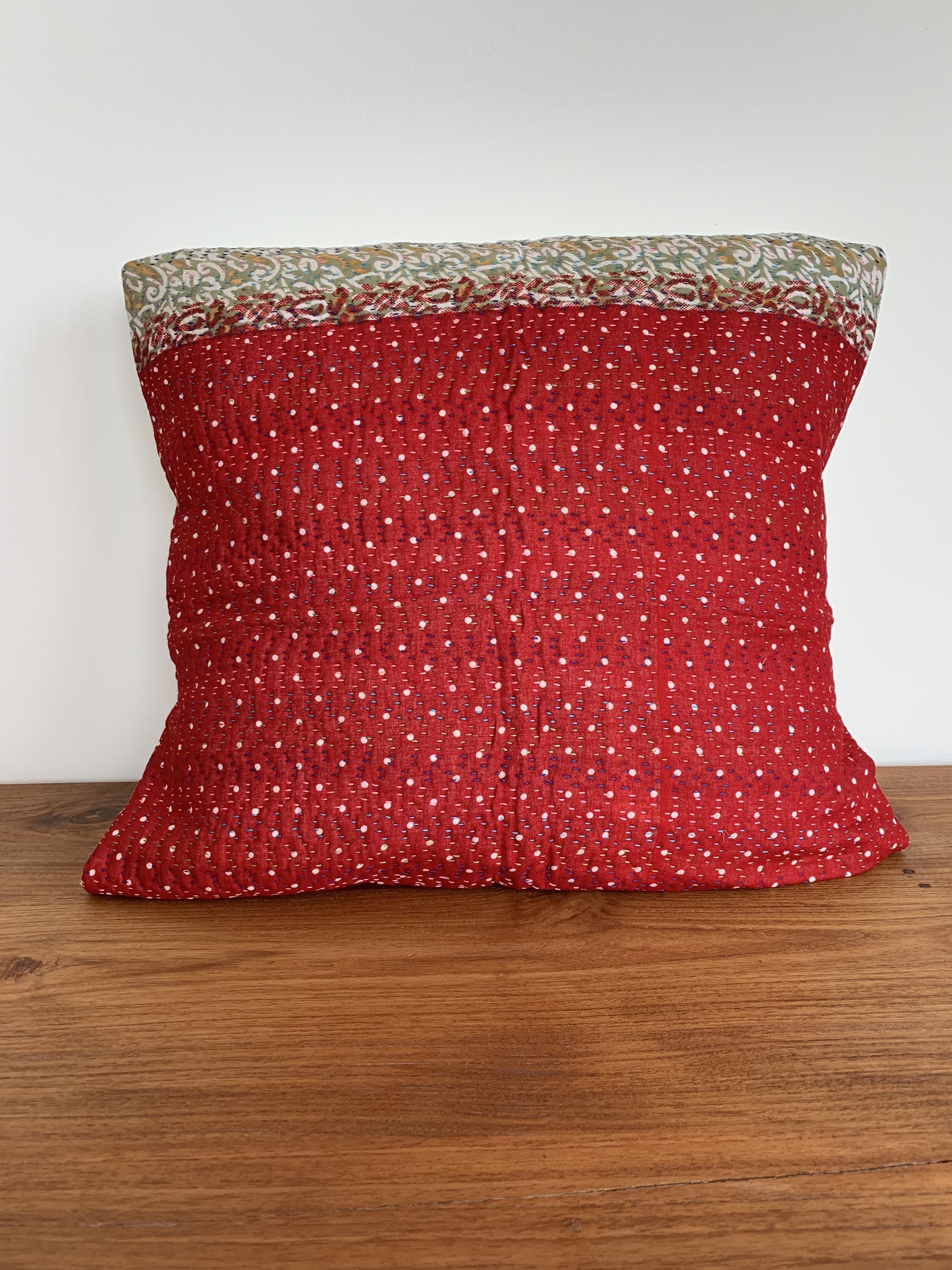 Vintage Kantha Cushion Cover #004