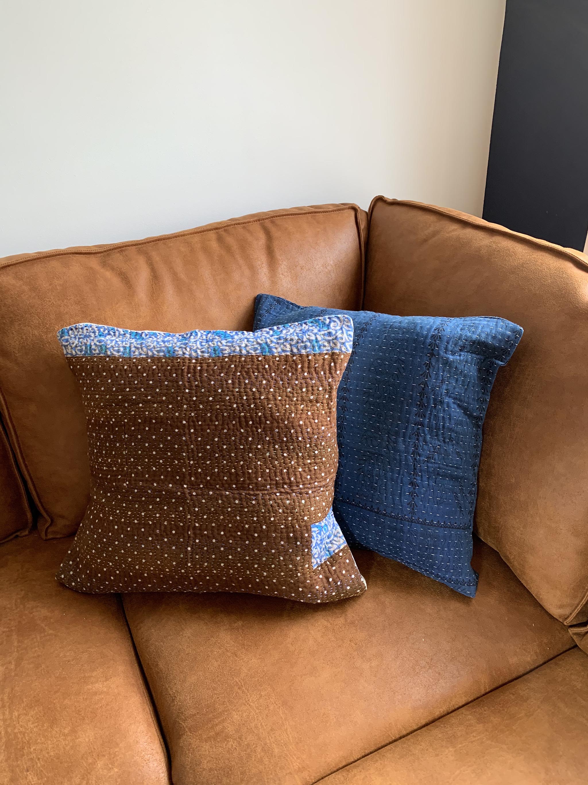 Vintage Kantha Cushion Cover #005