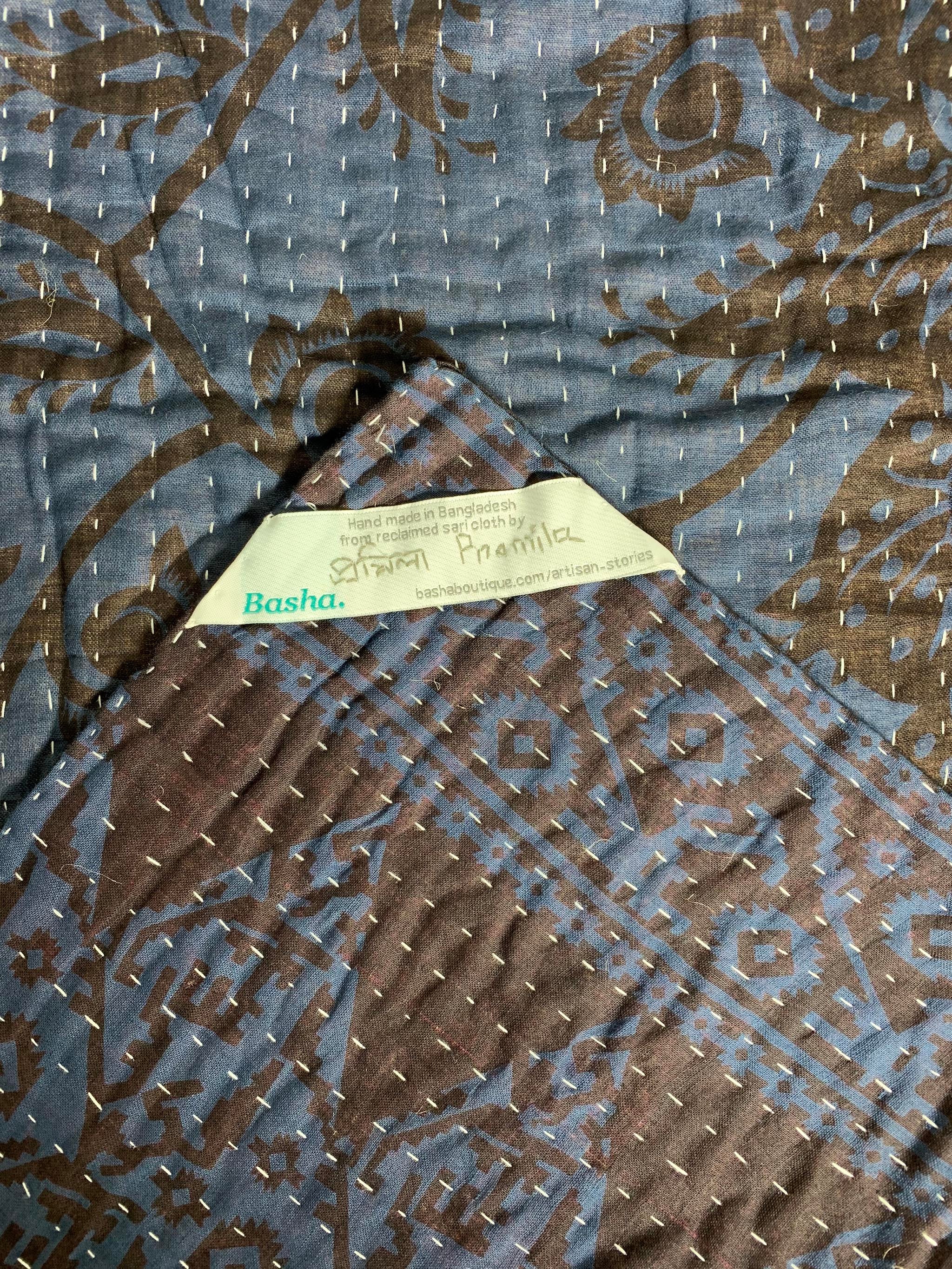 Small Indigo Kantha #001