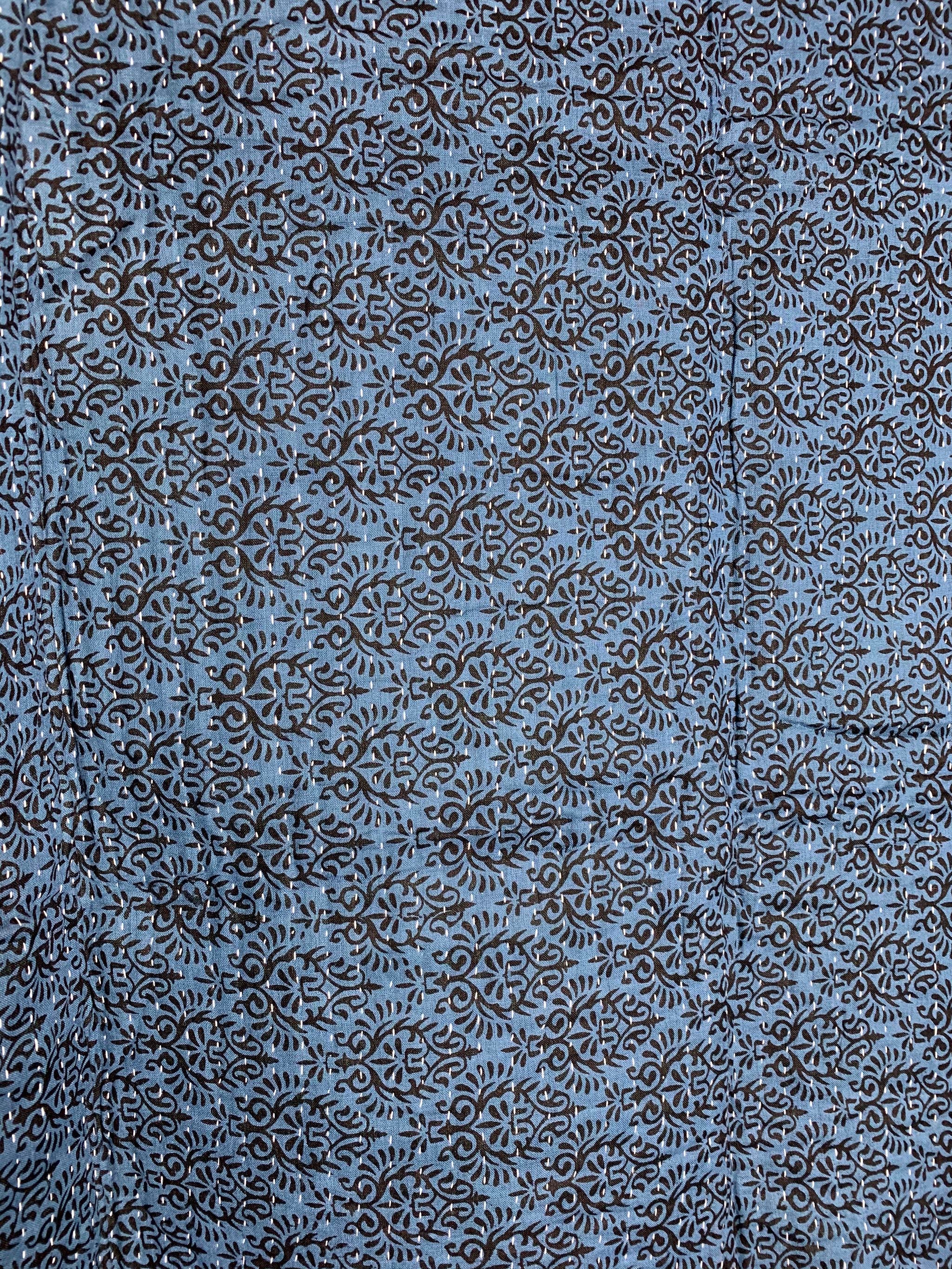 Small Indigo Kantha #002
