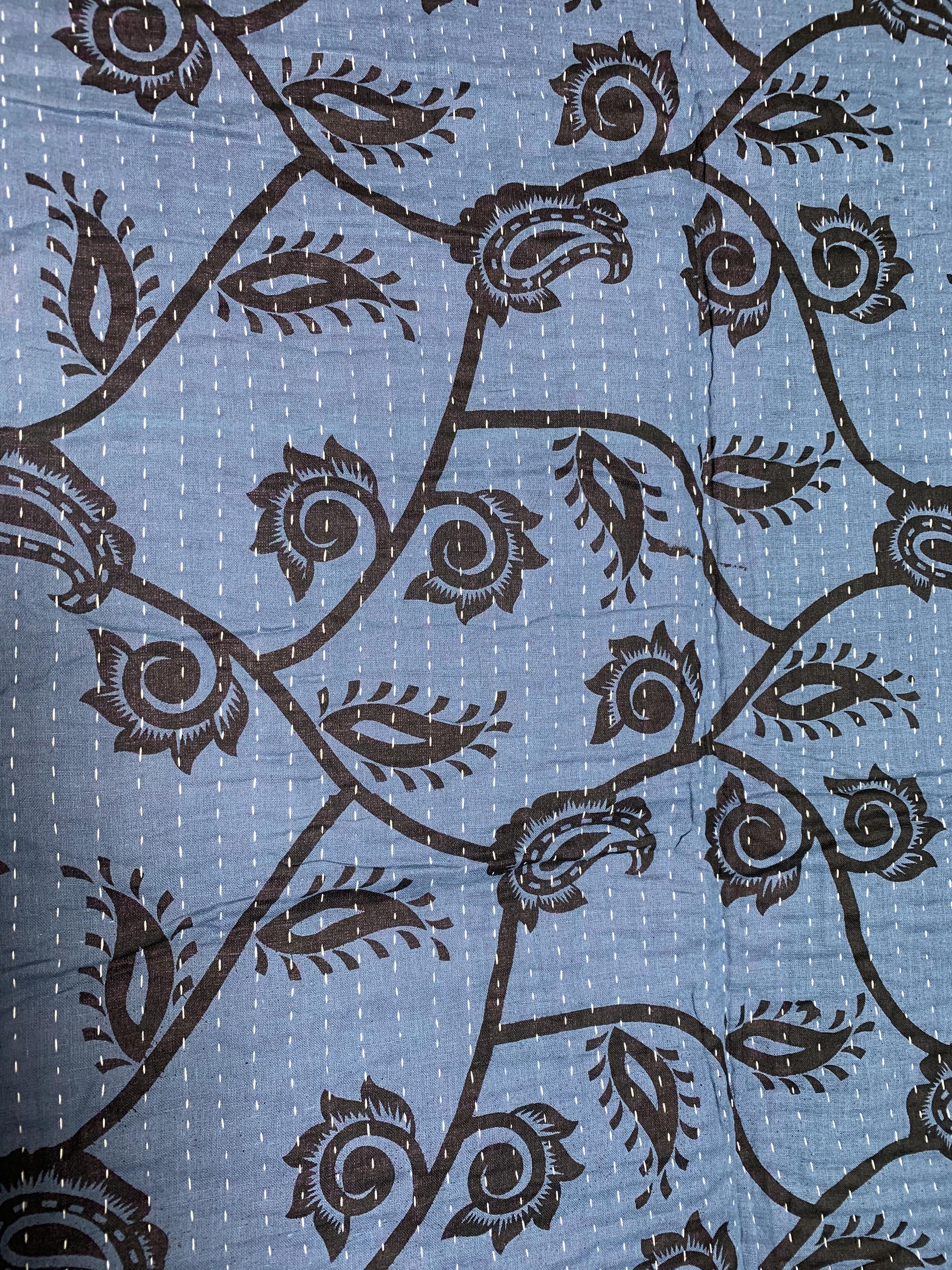 Small Indigo Kantha #002