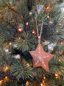 Embroidered Copper Star