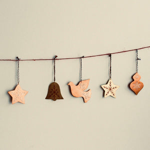 Embroidered Copper Dove
